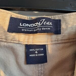 Vtg LondonJean - flawed but wonderful. Corduroy flare Pants. Please see photos.
